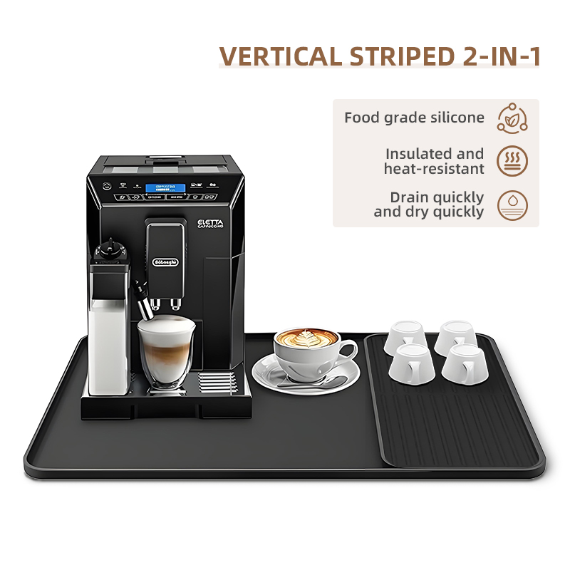 Coffee Equipment Tray - Силиконовый коврик-поднос для кофемашины, подставка для