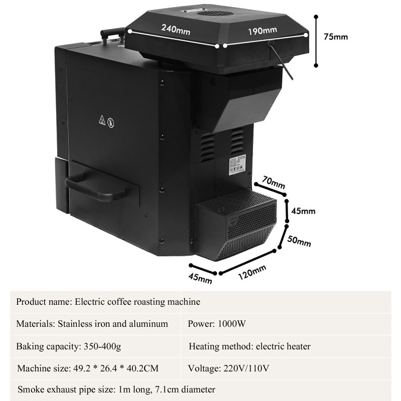 Бытовое оборудование для обжар – обзор и цена Coffee Equipment Usa