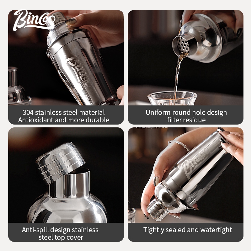 Набор шейкеров BINCOO из нержа – обзор и цена Coffee Equipment And Tools